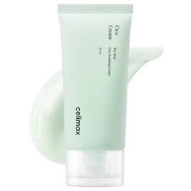 celimax celimax The Real Cica Soothing Cream | with Fresh Cica Extract, Oil Free, Hydrating, Moisturizing, Calming, Lightweight Gel Cream, 50ml