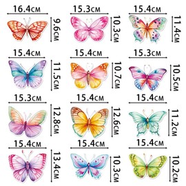 Butterfly Decorations, Kaluofan 30PCS Butterfly Party Decorations, Hanging Butterflies Spring Decorations, Hanging Ceiling Swirl for Spring Summer Easter Butterfly Themed Birthday Party Decorations