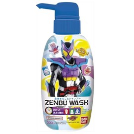 Kamen Rider Gav ZENBU WASH Fresh Bubons Kaori 10.1 fl oz (300 ml) Whole Body Shampoo Bandai Zenbuwash
