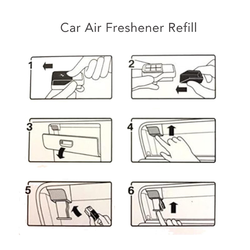 Car Air Freshener Refill Long Lasting Purification Car Perfume Diffuser