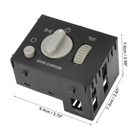 Interruptor de faro compatible con vehículos Chevy GMC 1999-2002 – Avalanche Suburban 1500 2500 Silverado Sierra1500 2500 3500 Yukon XL1500 XL2500 reemplaza #15755595 1738843 D1534G DS94G DS94G 6 6