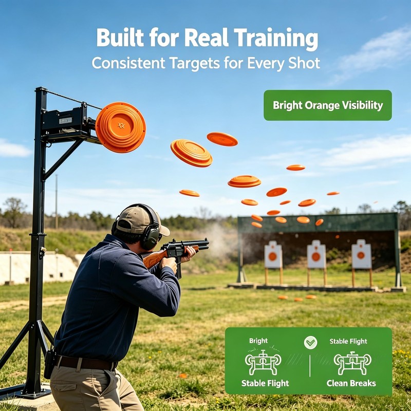 Clay Pigeons(108-Pack), 108mm Standard Skeet & Trap Shooting Targets