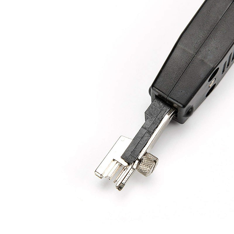 Professional Punch Down Tool, Multifunctional Impact Punchdown Tool with Pick