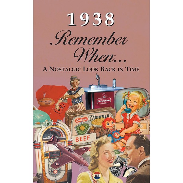 1938 REMEMBER WHEN CELEBRATION KARDLET: Birthdays, Anniversaries, Reunions, Homecomings, Client & Corporate Gifts, Multi (RW1938)