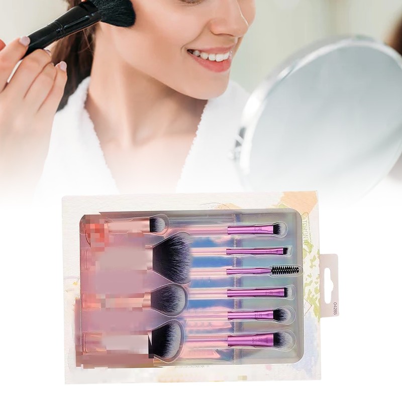10PCS Mini Makeup Brush Set Portable Travel Cosmetic Brushes Kit
