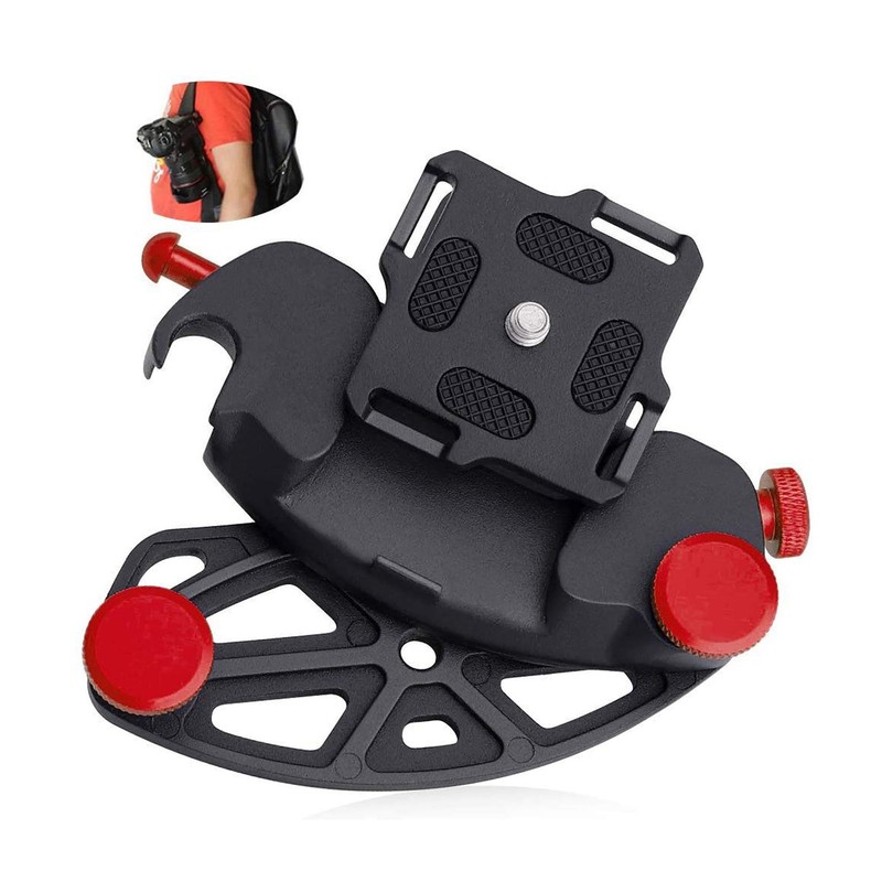 Camera Holder Clip Backpack, Belt Clip Quick Release for SLR