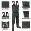 OXYVAN Duck Hunting Waders with 200G Rubber Boots Insulated,Neoprene Fishing
