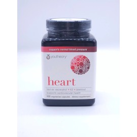 YouTheory Heart Resveratrol K2 Beetroot, 150 Vegetarian Capsules EXP 08/2026