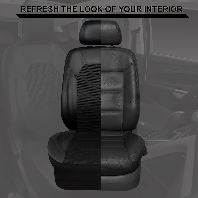 CAR PASS Leather and 3D Air Mesh Universal Fit Car