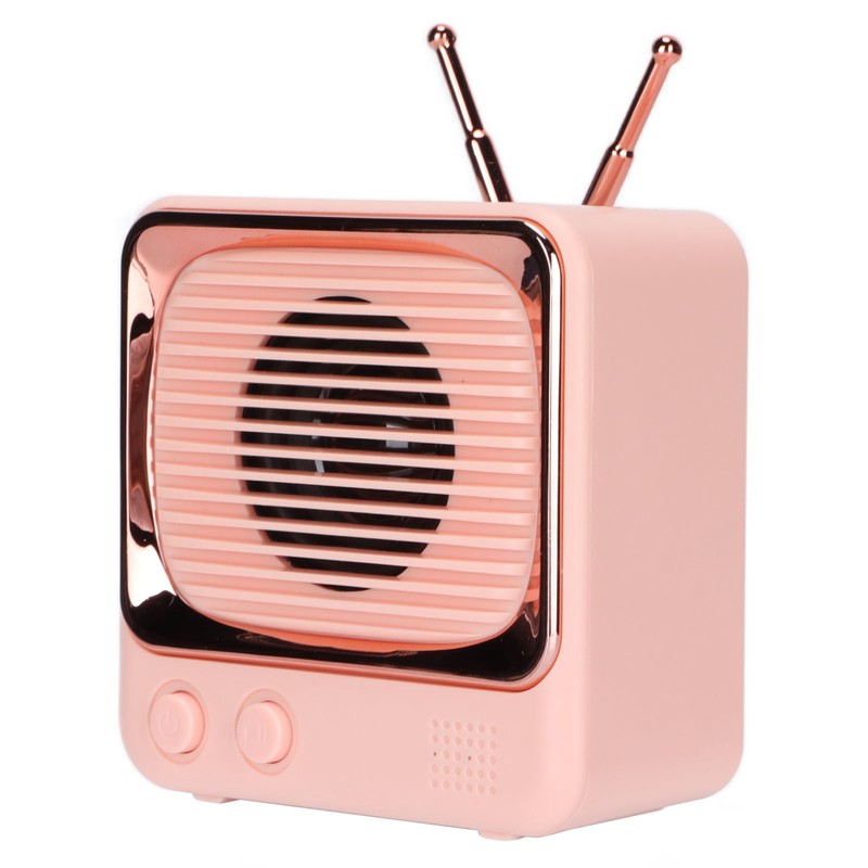 TV Shaped BT Speaker Wireless Lightweight Portable Mini Classic Style