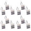 Popular Bath Modern LINE, Shower Hooks, Grey
