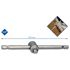 BRILLIANT TOOLS BT020902 1/4 Inch Sliding Handle [Powered by KS Tools]