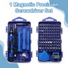 sourcing map 140 in 1 Magnetic Precision Screwdriver Set Electronics