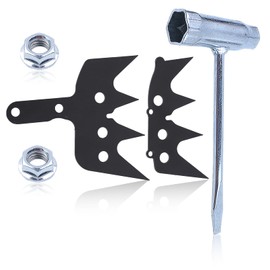 Adefol Bumper Spike Felling Dog Set for Husqvarna 455 455E Rancher 460 Jonsered CS2255 Chainsaw, 455 Metal Felling Dog with 13mm x 19mm Chainsaw Scrench Parts Replaces # 503973801