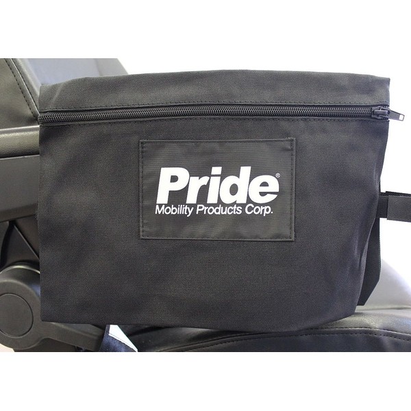 Pride Mobility Large Dual Saddle Armrest Mount Bag for Scooter and Powerchair-DWR1020D016