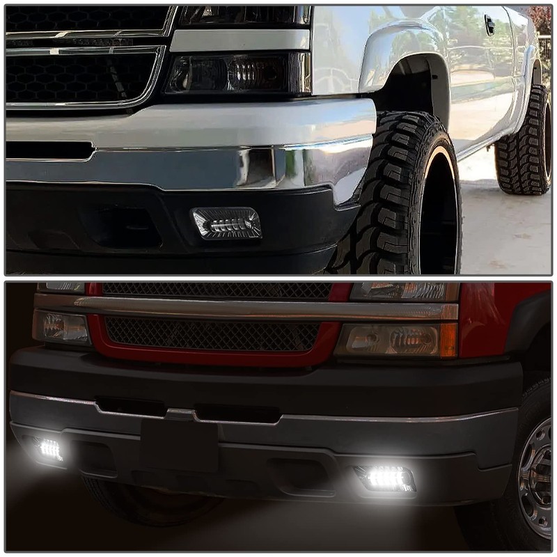 DNA MOTORING FL-ZTL-339-CH Pair of Fog Lights Compatible with 03-07