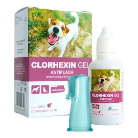 Clorhexin Gel Oral Antiplaca 45 Ml Para Perros Y Gatos Sin Sabor