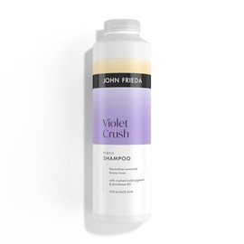 John Frieda Violet Crush Purple Shampoo 500ml. Blonde Hair Toning Care for Brassy Hair and Soft Shine