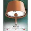 Palmina 842 LED Table Lamp, Dimmable, 4400 mAh LED Table