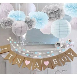 Unbranded 34 PCS Baby Shower Decorations fo