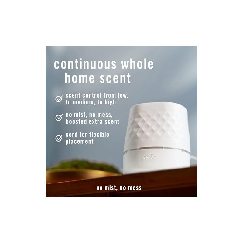 Febreze Plug Scent Booster Starter Kit with Gain Refills