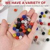 PATIKIL 50 Pcs Rhinestone Beads for Jewelry Making, 10mm Shiny