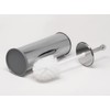 Stainless Steel Toilet Paper Canister and Toilet Brush Case Set