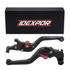 IDEXPOR Motorcycle Brake Levers Clutch Brake Lever Handle CNC Adjustable Short Compatible with R3