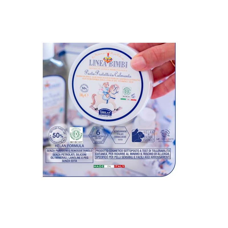Helan - Linea BIMBI Pasta Protectora Calmante 100 g