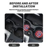 2PCS Car Cup Holder Coaster,Auto Cup Holder Insert Coaster for