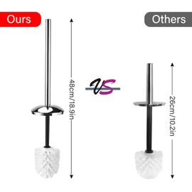 OTOSTAR Plastic Bathroom Accessories Set 6 Pieces Gift Set Decorative Countertop Bathroom Accessory Set Includes Toothbrush Holder Soap Dispenser Tumbler Soap Dish Toilet Brush Holder Trash Can (Grey)