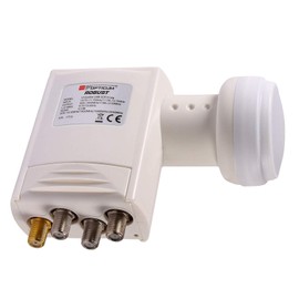 RED OPTICUM Robust SCR 4-UB 3 Legacy LNB - Sat CR LNB with 4 User Bands and 3 Legacy Outputs for Direct Connection - Full HD 3D UHD 4K Ready - Unicable LNB with Weather Protection - Single Cable