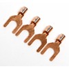 OFC Pure Copper, Y-Lug Terminal, Post Diameter 0.2 inch (4