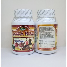RED PURE MACA 200 CAPS DIRECT FROM PERU 100% NATURAL ENERGIZING FOR WOMAN!