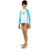 Cressi Boy's Octopus Long Rash Guard - Blue, 6 Years