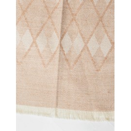 AMOLDO Men's Winter Scarf Warm Long Soft Scarf Plaid Tassel Soft Thick Scarves For Men (Diamond Design)