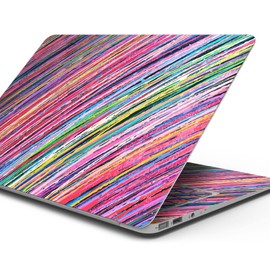 Design Skinz Abstract Color Strokes Full-Body Wrap Scratch Resistant Decal Skin-Kit Compatible with MacBook 16" Pro (A2141)