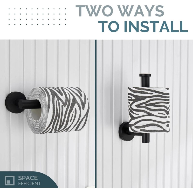 ruiling Ruling ATK-197 Wall Mounted Single Arm Toilet Paper Holder