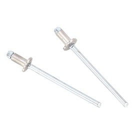 2PCS GM NOS Dash Rosette Rivets Stainless Steel Compatible withChrysler AMC VIN Door Tag, for ChryslerAMC, Secure Rear Hood Door Tag, Long Lasting, Direct Replacement