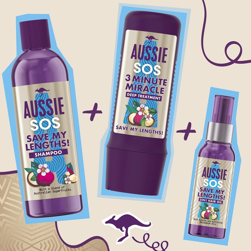 Aussie Save My Lengths! 3 Minute Miracle Deep Hair Conditioner