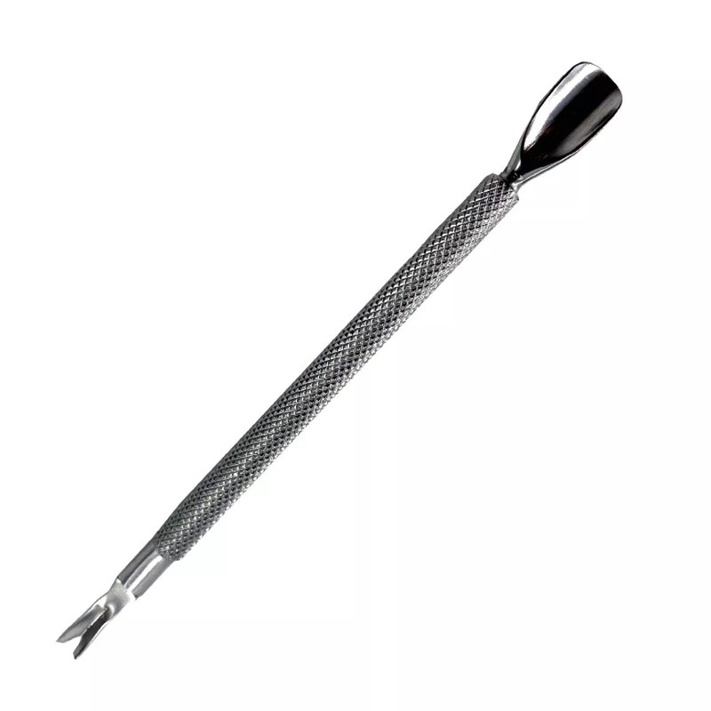 Dual Cuticle Pusher Cleaner Trimmer Manicure Pedicure Nail Care Spa