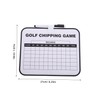 BESPORTBLE Erasable Golf Scoreboard Lightweight Plastic Scorebook Holder Double-Sided Writing
