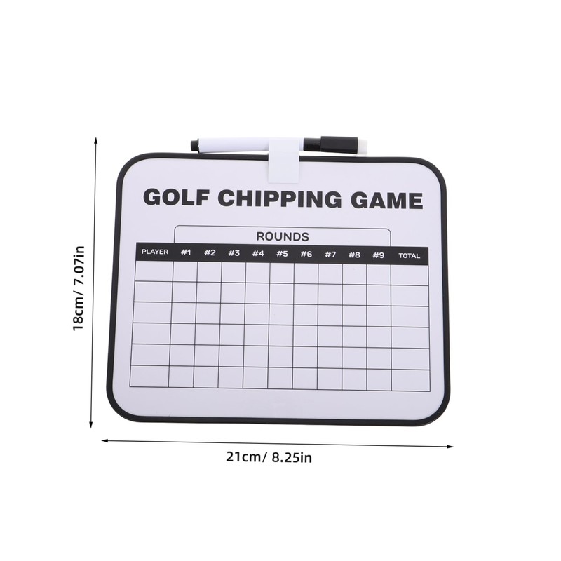 BESPORTBLE Erasable Golf Scoreboard Lightweight Plastic Scorebook Holder Double-Sided Writing