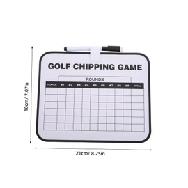 BESPORTBLE Erasable Golf Scoreboard Lightweight Plastic Scorebook Holder Double-Sided Writing Surface