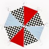 32Ft Racing Party Decorations Red Blue Black White Checkered Racing