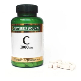Nature’s Bounty Vitamina C 1000 mg | 100 Tabletas | Refuerzo Inmunológico Diario | Suplemento Alimenticio