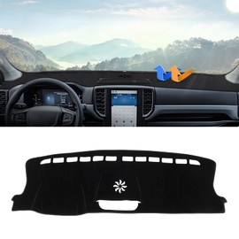 Autorder Dashboard Cover Mat for 2024 2025 Ford Ranger Accessories Dash Cover Upgrade Dash Mat Sunshade Glare UV Rays Protectorver Mat