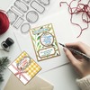 CHGCRAFT Label Frame Clear Stamp Transparent Craft Stamps for DIY