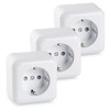 HEITECH Surface-Mounted Protective Contact Socket White – New Model –