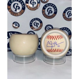 BALL Custom "CLAYTON KERSHAW" Auto Cue Ball Shot Glass - Hollowed Cue Ball